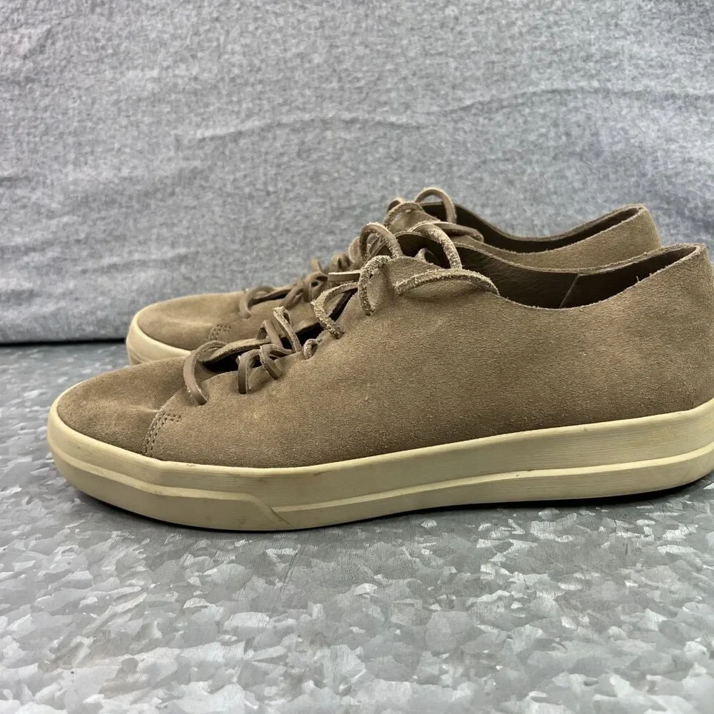 Vince Men's Copeland Suede Sneaker Beige 10 Casual Minimalist Quiet Luxury